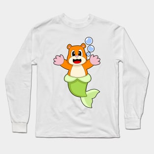 Hamster Mermaid Long Sleeve T-Shirt